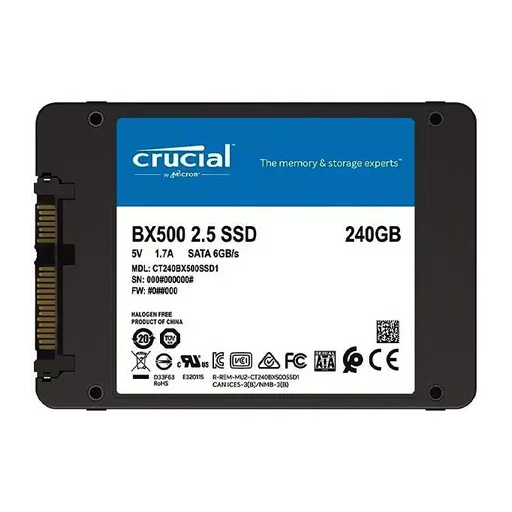 CRUCIAL SSD BX500 240GB SATA3 