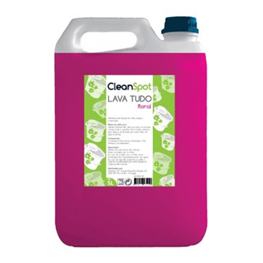 Detergente Lava Tudo Floral Cleanspot (5 Litros)