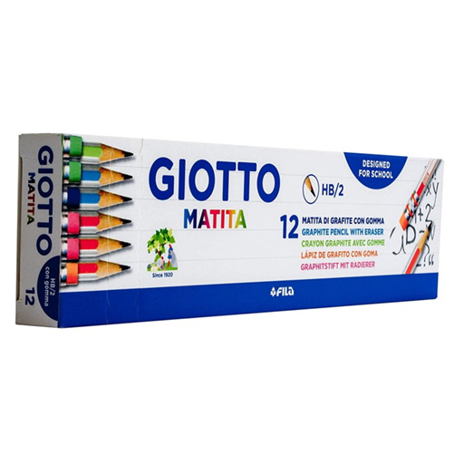 GIOTTO Lapis Carvao nº2 Matita c/borracha  