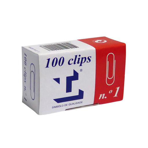 CX.C/100 CLIPS Nº1 LISMÂNIA 6,2X22,5MM