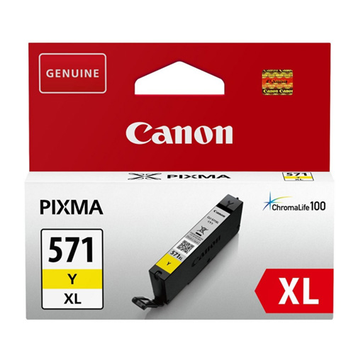 Tinteiro Canon CLI-571XL Amarelo