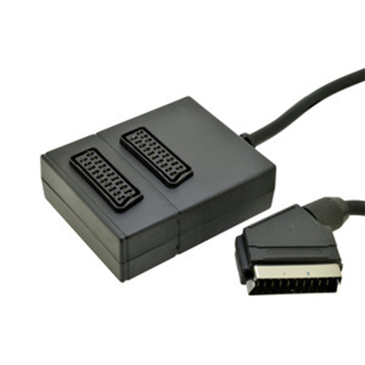 SCART BOX  1 MACHO - 2 FEMEAS