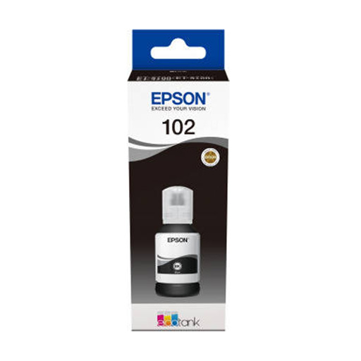 Frasco de Tinta EPSON EcoTank 102 Preto