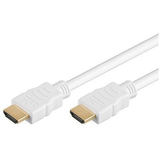 Cabo HDMI M para HDMI M Highspeed Ethernet 0.5m Branco