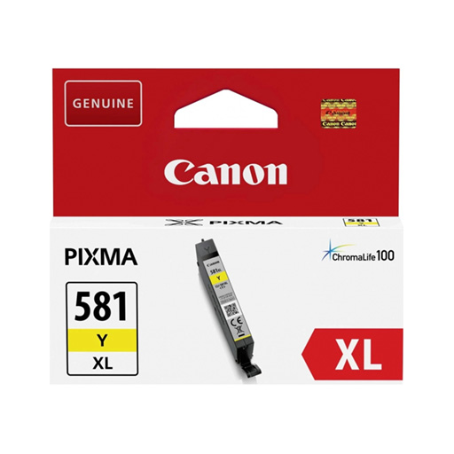 Tinteiro Canon Pixma 581XL Amarelo
