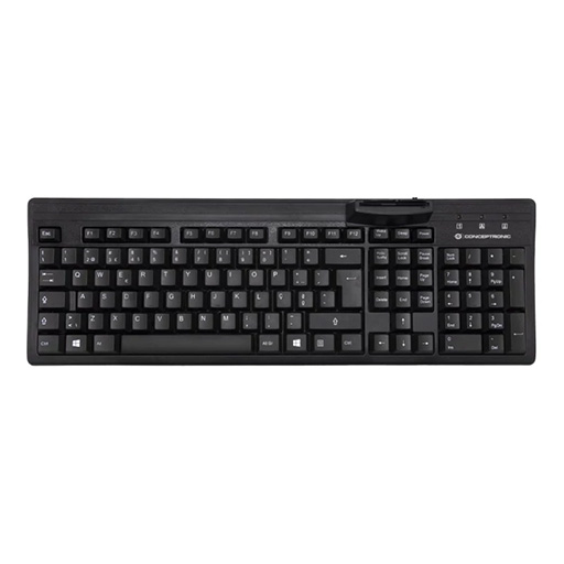 Teclado Conceptronic C/Leitor Cartão Cidadão