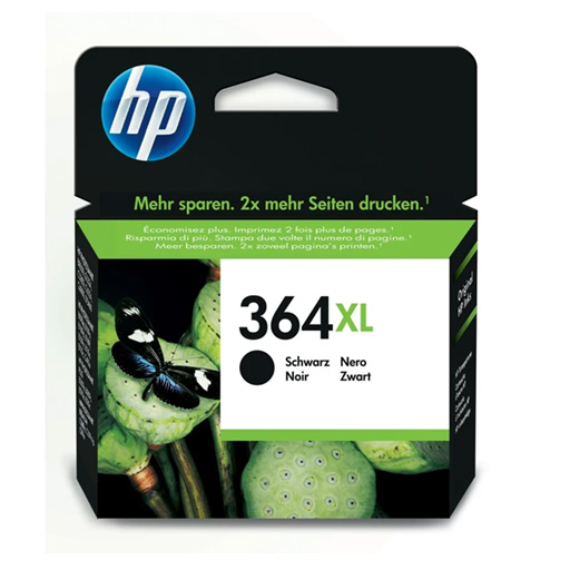 HP 364XL BLACK INK CARTRIDGE WITH VIVERA INK