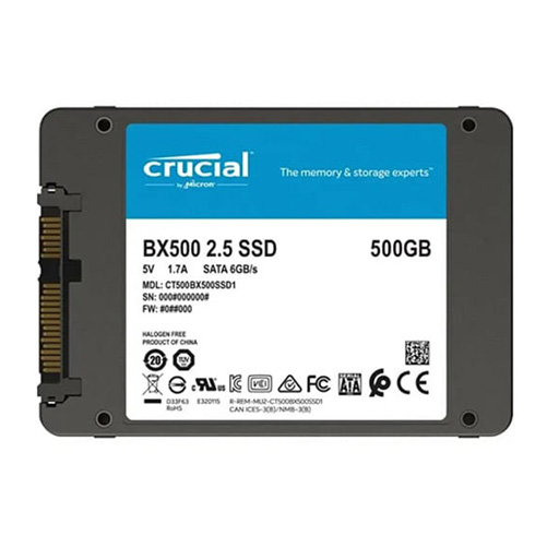 CRUCIAL SSD BX500 500GB SATA3 