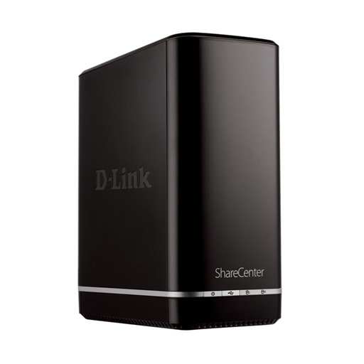 D-LINK NAS 2xSATA, USB, GIGABIT, DLNA, CLOUD (PRETO)