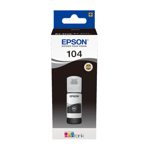 Epson Tinteiro 104 Preto C13T00P140 70ml 4500 Pág.