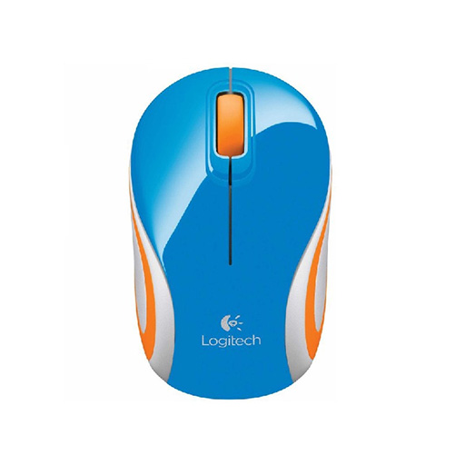 LOGITECH MOUSE MINI WIRELESS M187 BLUE