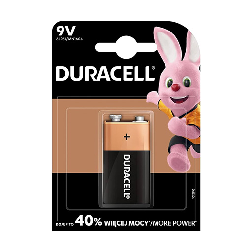 DURACELL PLUS Pilha Alcalina 9V 6LR61 