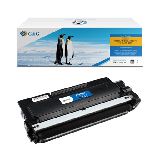 G&G Brother TN2320/TN2310 XL Negro Cartucho de Toner Genérico - Alta Capacidade/Jumbo