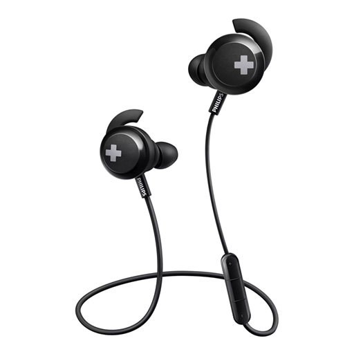 PHILIPS IN-EAR PHONES WIRELESS BASS+ SHB4305BK BLACK