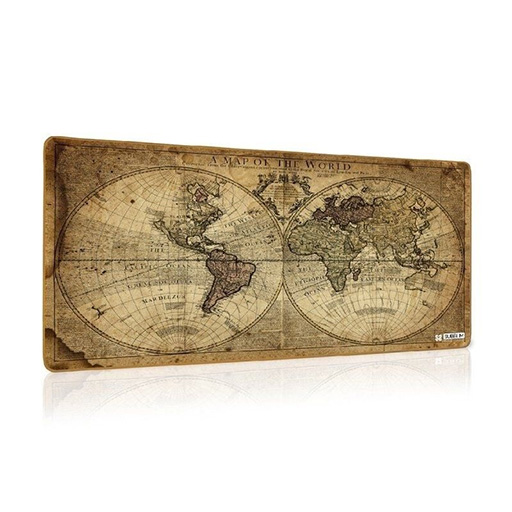 Tapete rato e teclado Subblim Mapa Mundo Vintage 900x400x3mm