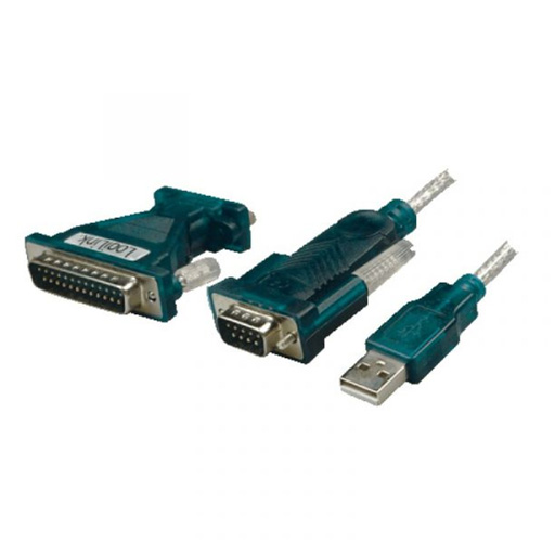 LOGILINK ADAPTADOR USB 2.0 RS232 9+25PIN