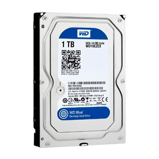 HD 1TB WESTERN DIGITAL Blue 3.5" SATA 6 Gb/s 7200 rpm 64mb Cache