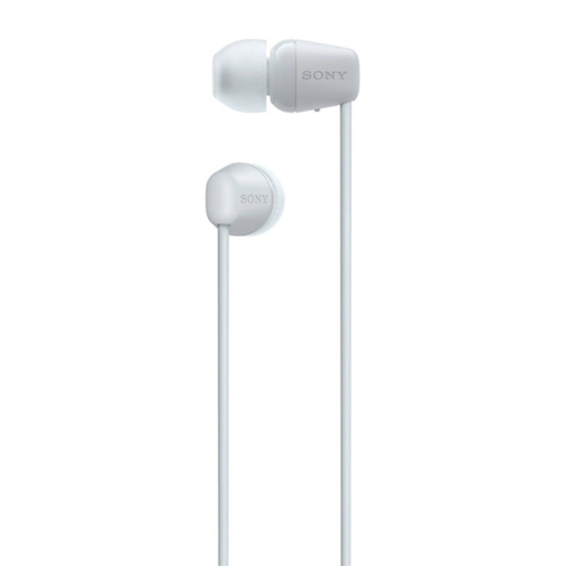 Auriculares Bluetooth SONY WIC100W (In Ear - Microfone - Branco)