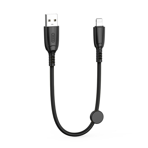 XO Cabo NB247 Carga Rápida USB - Micro USB - 6A - 25cm com Clip