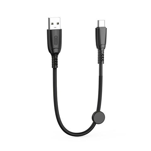 XO Cabo NB247 Carga Rapida USB - Tipo C - 6A - 25cm com Clip