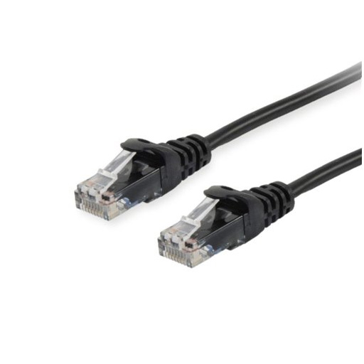 [625450] EQUIP CHICOTE CAT6 UTP 1MT PRETO 