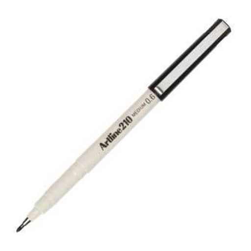 [1301010] Marcador Medio 0.6mm Artline 210 Preto-1un