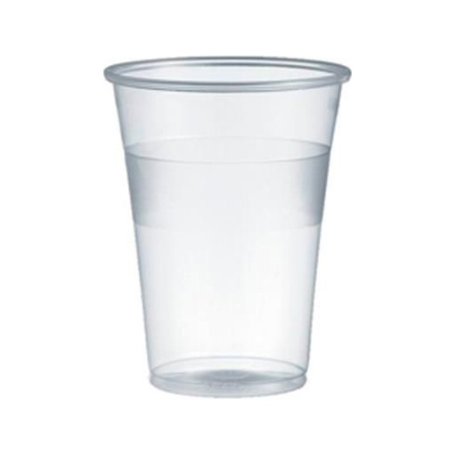 [6611018] Copos Plastico Transparente (Agua/Cha) 200ml - Pack100