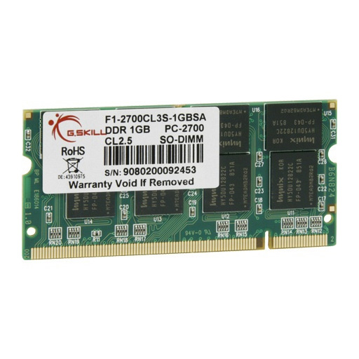 [1D1024S333G3SAS] GSKILL 1024MB DDR 333 CL3 GS NT