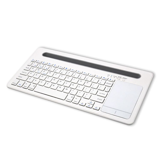 [BK230TF] Teclado Bluetooth com Touchpad e suporte Tablet/Smartphone - BK230TF