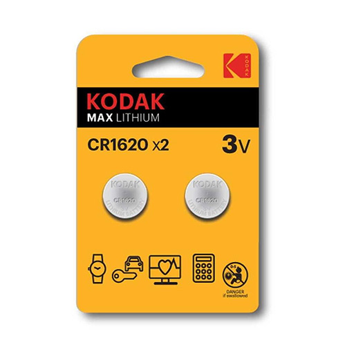 [KODAK-1620] 2x Pilhas Lithium 3V CR1620 - KODAK