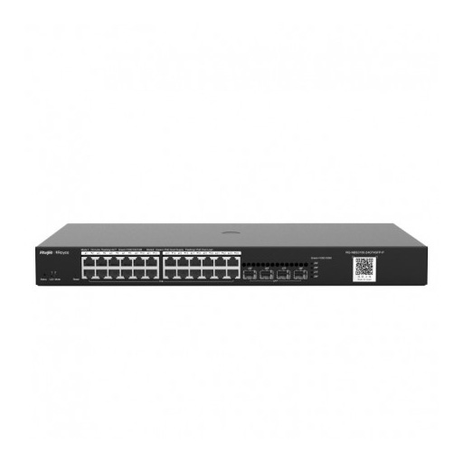 [RG-NBS3100-24GT4SFP-P] Reyee Managed L2 Gigabit PoE Switch 28 Ports (24x PoE)370W 4xSFP